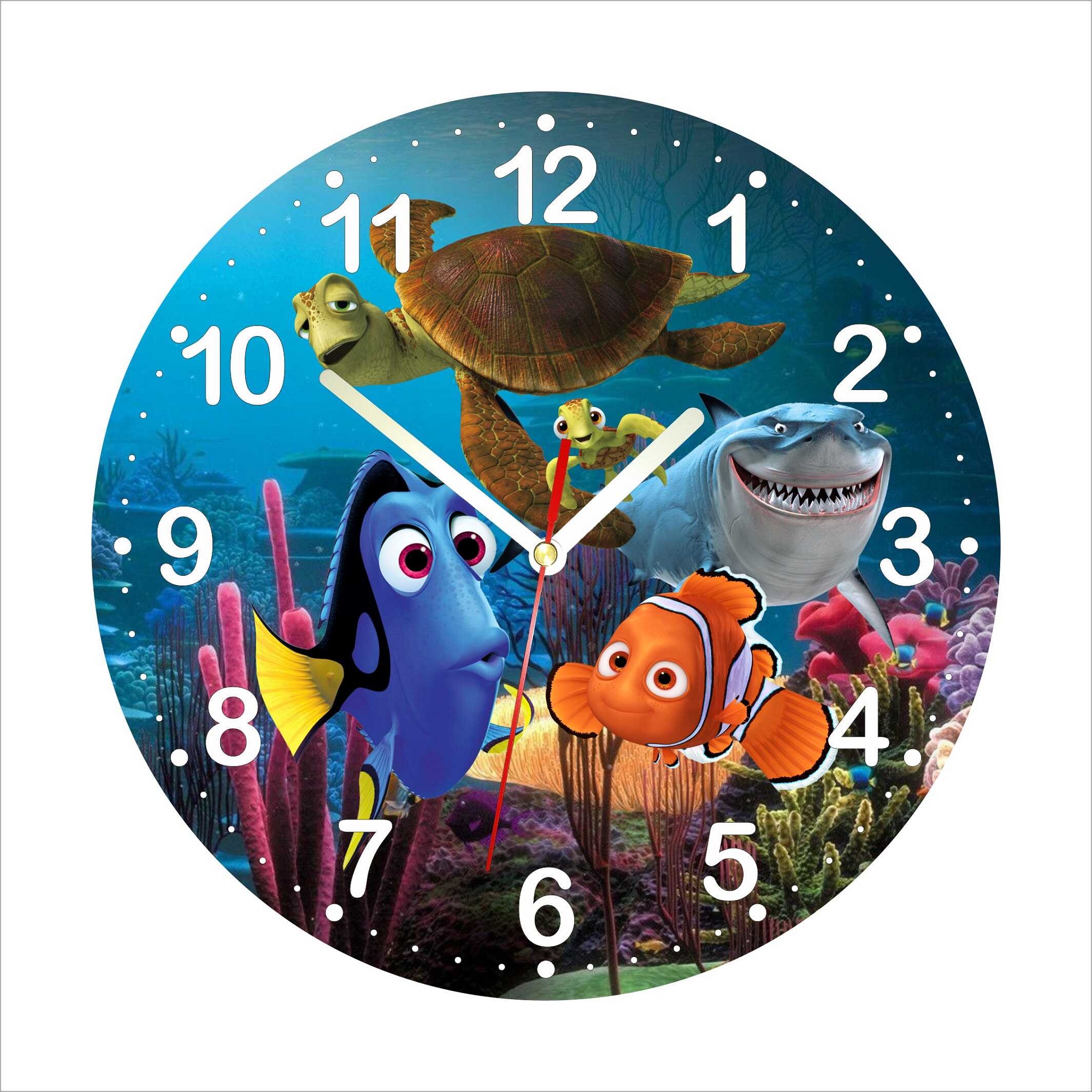 Dětské nástěnné hodiny Nemo