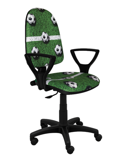 Dětská židle Bred fotbal zelená