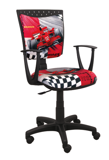 Dětská židle Speed formule červená