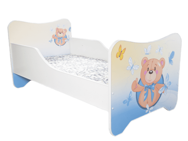 Dětská postel s obrázkem 160x80 - Medvídek
