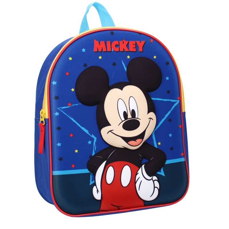 Dětský batoh Mickey hvězda s 3D efektem