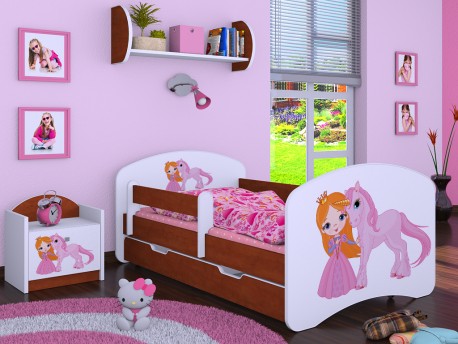 Dětská postel Happy Princezna s jednorožcem