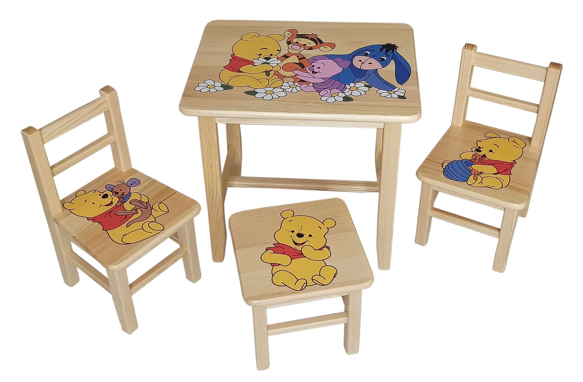Dětský Stůl s židlemi Pů 