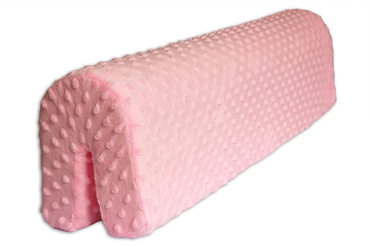Chránič na postel růžový