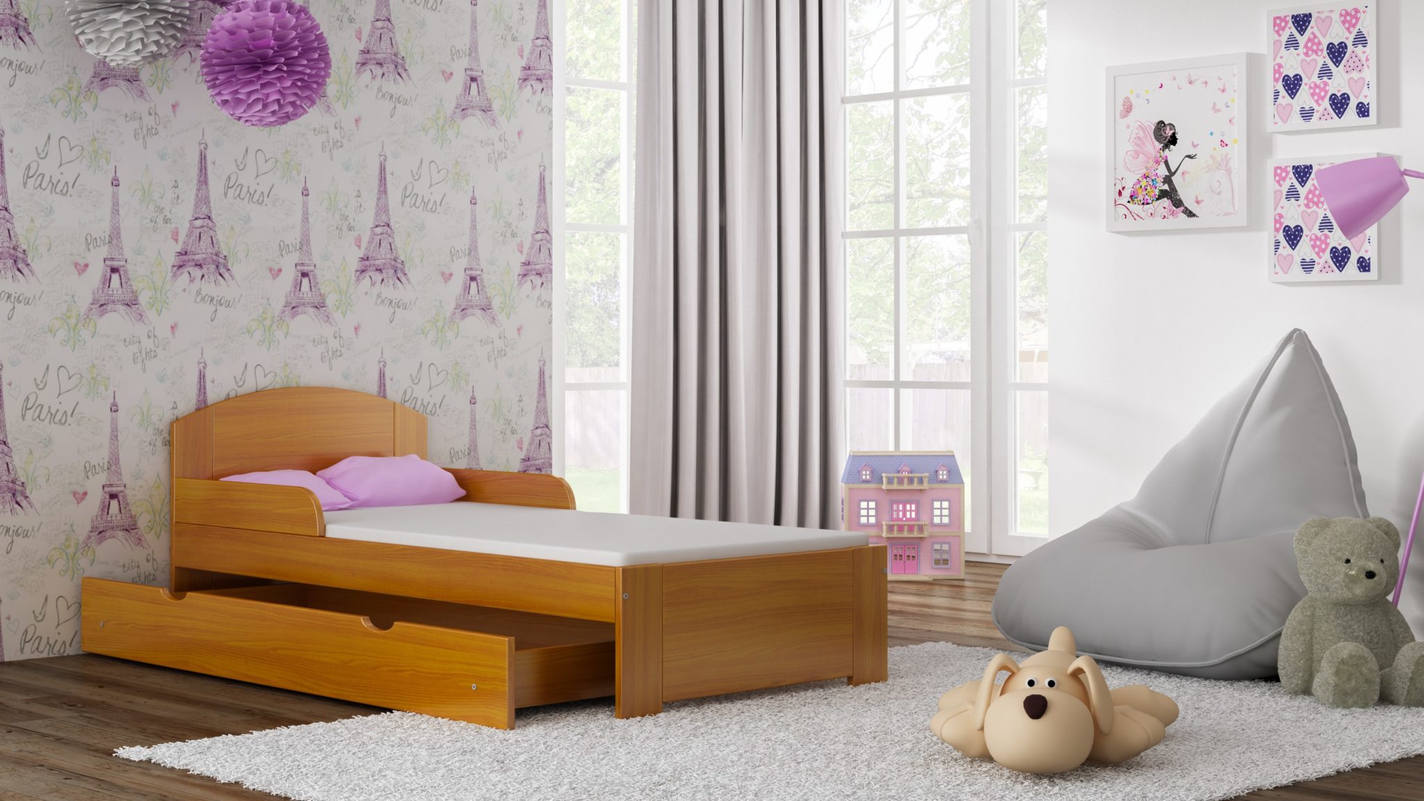 Dětská postel Bili S 180x80 