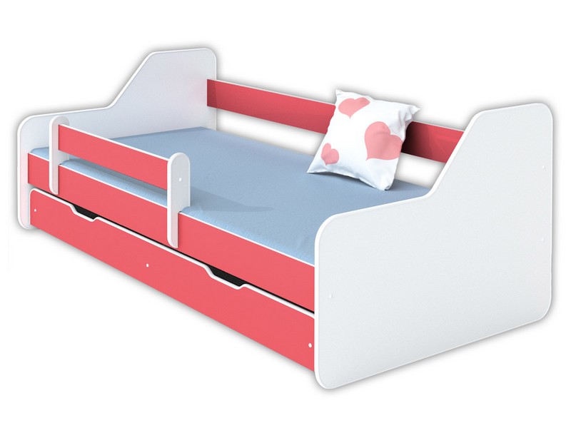 Dětská postel Dione 160x80 růžová