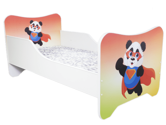 Dětská postel s obrázkem 140x70 - Panda