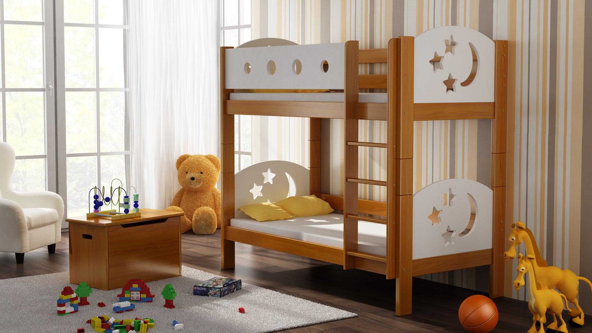 Patrová postel Hvězda 180x80 10 barevných variant !