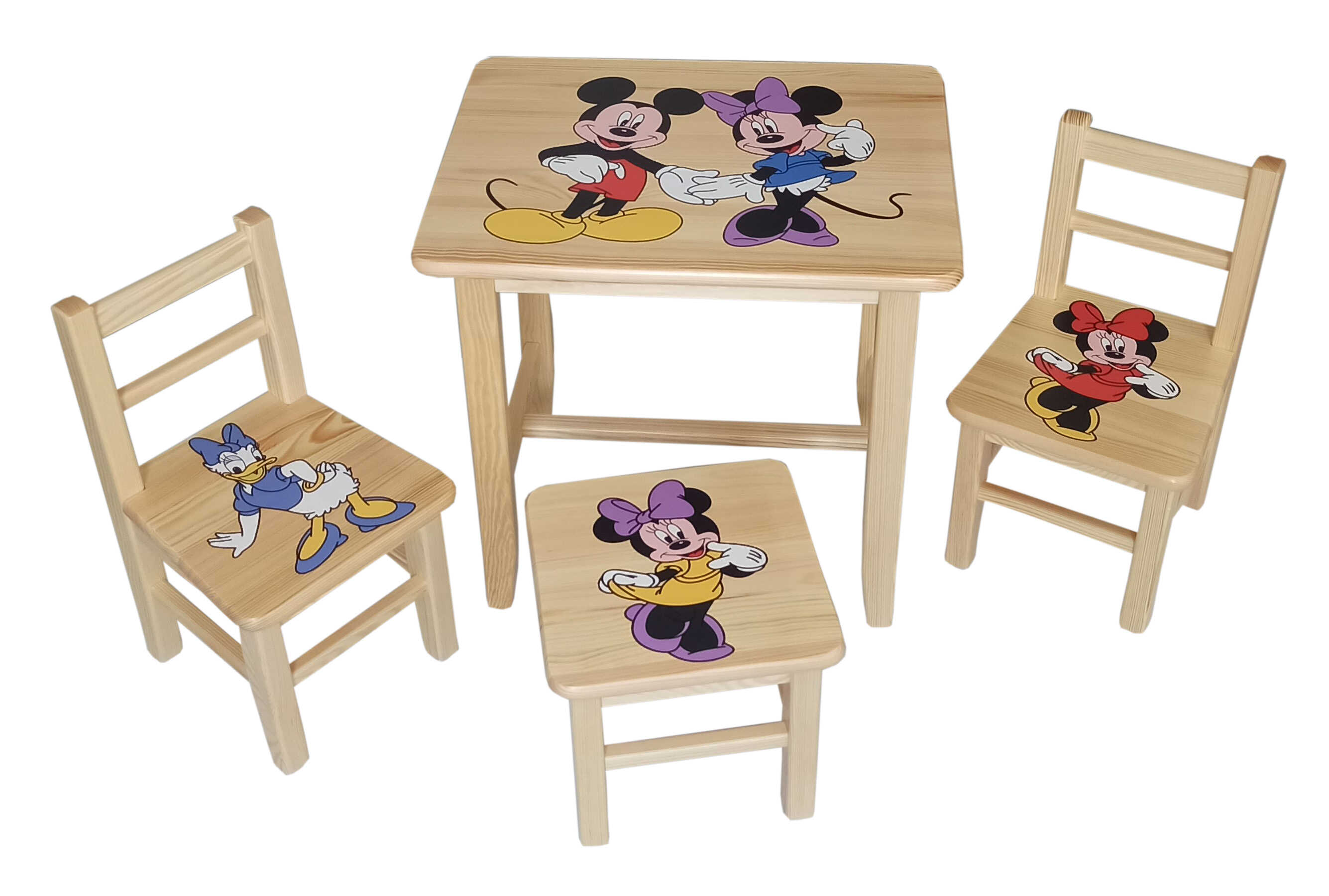 Dětský stůl s židlemi mickey 