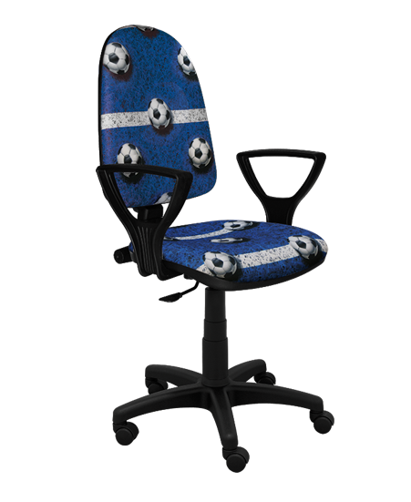 Dětská židle Bred fotbal modrá