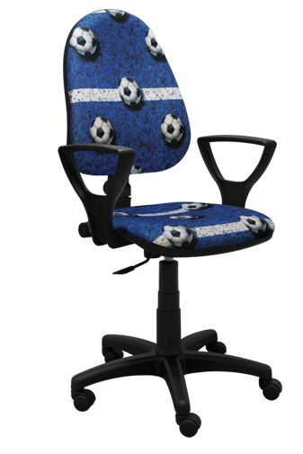 Dětská židle Argo fotbal modrá