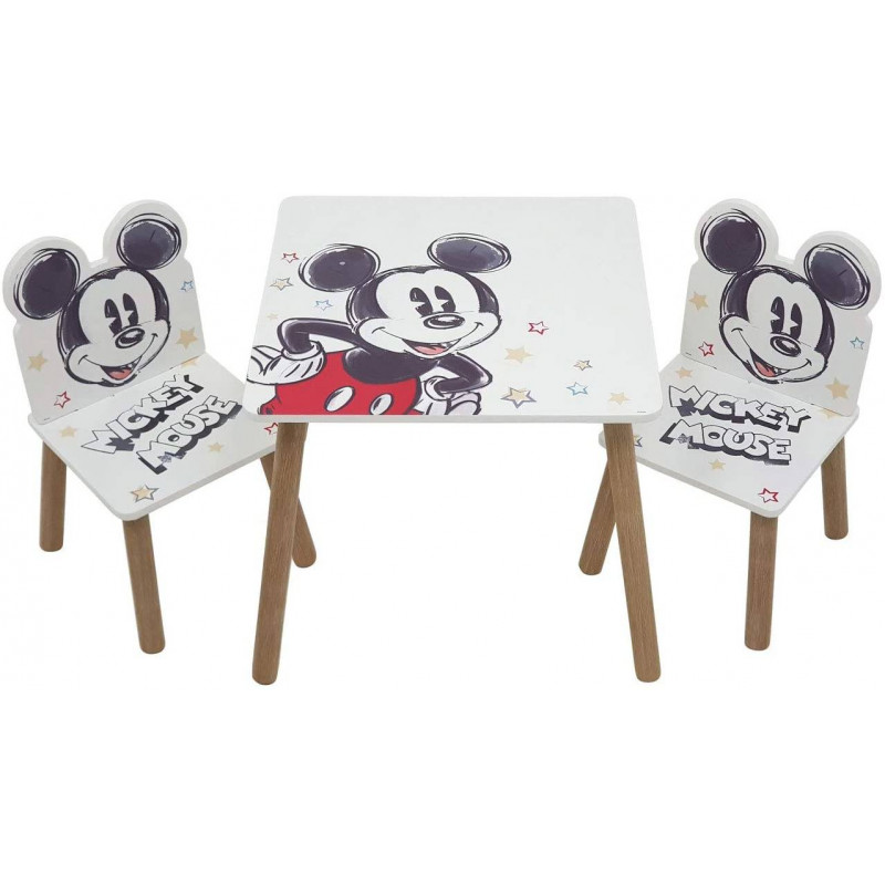 Dětský stůl s židlemi Mickey Mouse