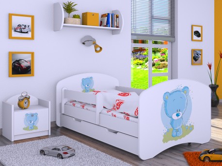 Dětská postel Happy Modrý méďa