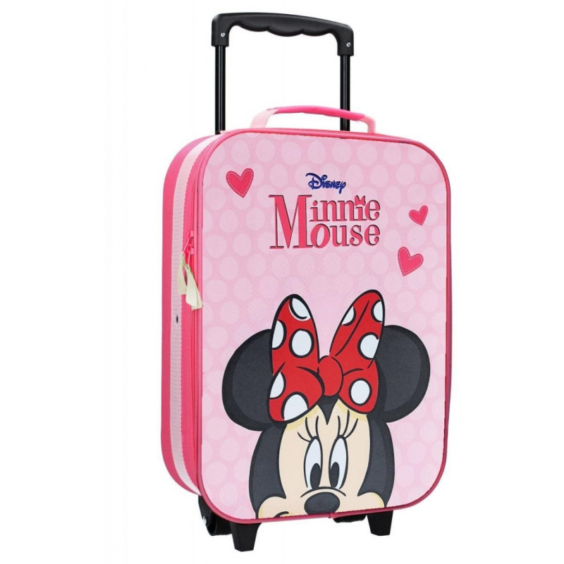 Dětský cestovní kufr Minnie růžová