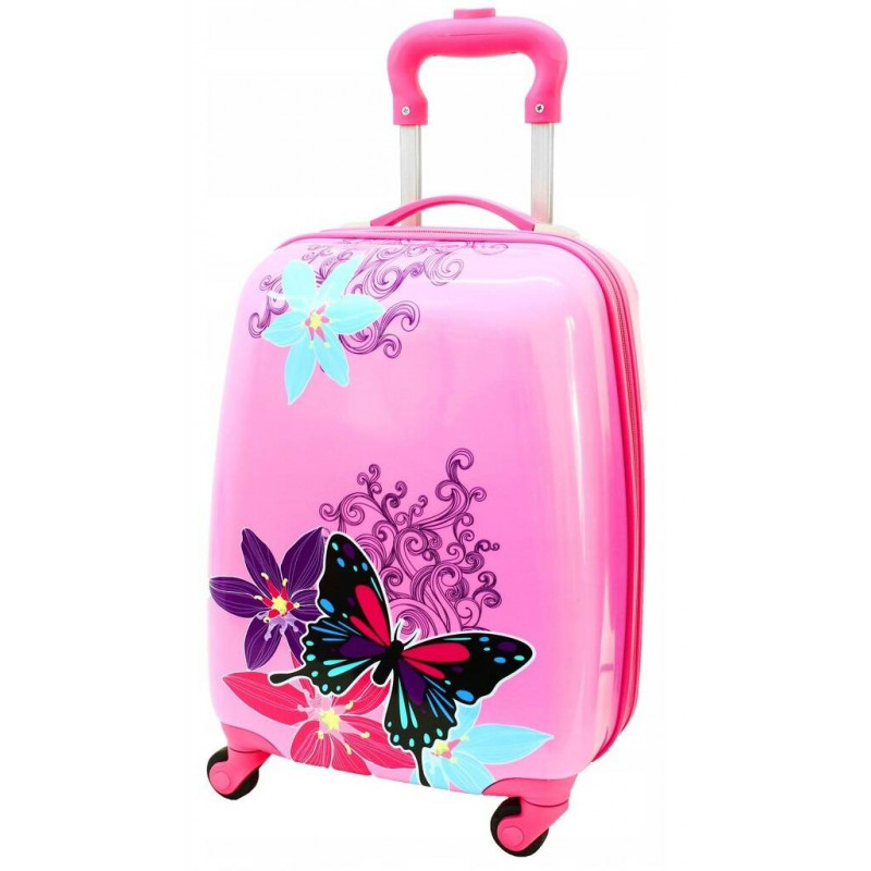  Dětský cestovní kufr Motýlci 29l
