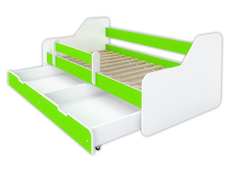 Dětská postel Dione 160x80 zelená